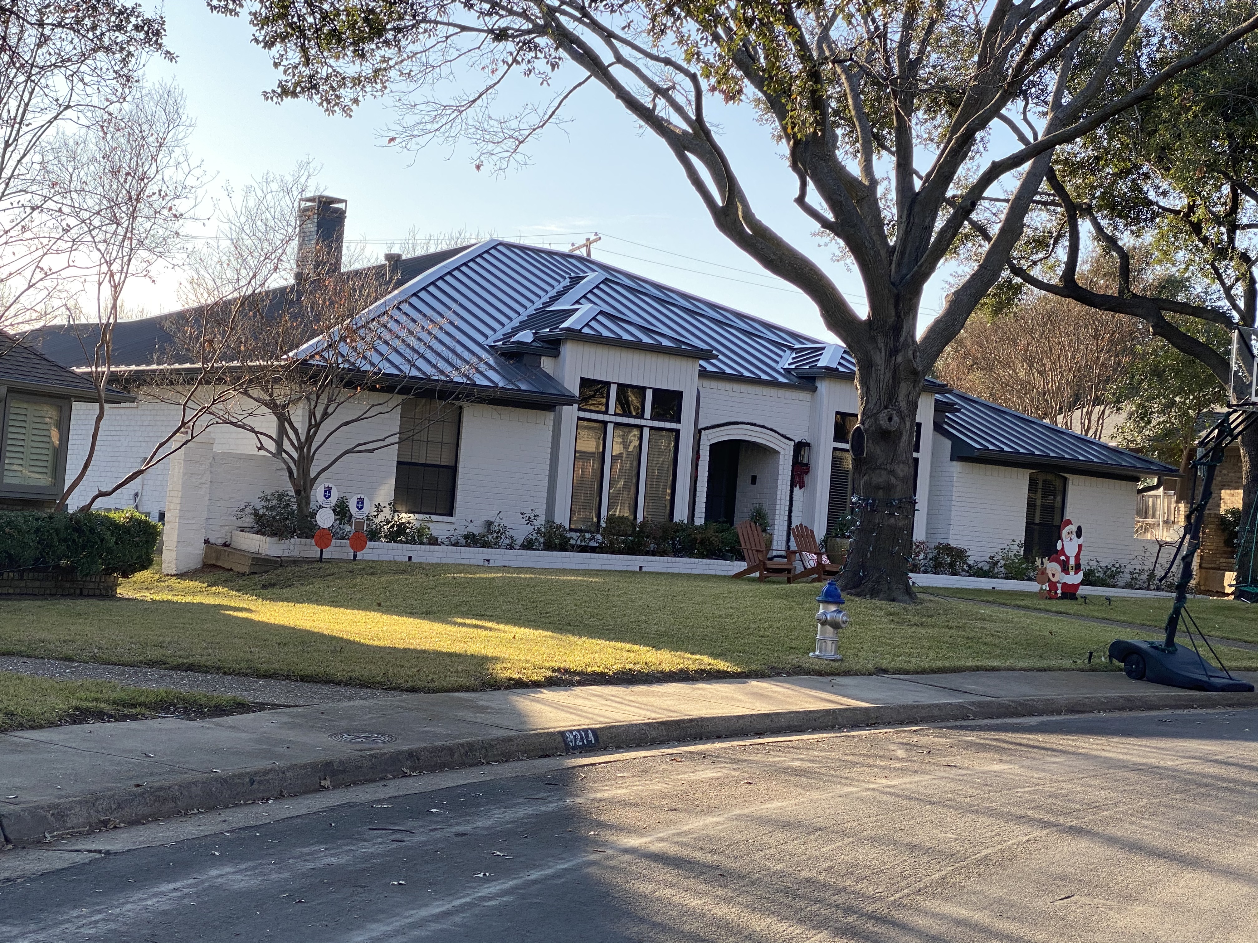 Residential metal roof installation Dallas TX