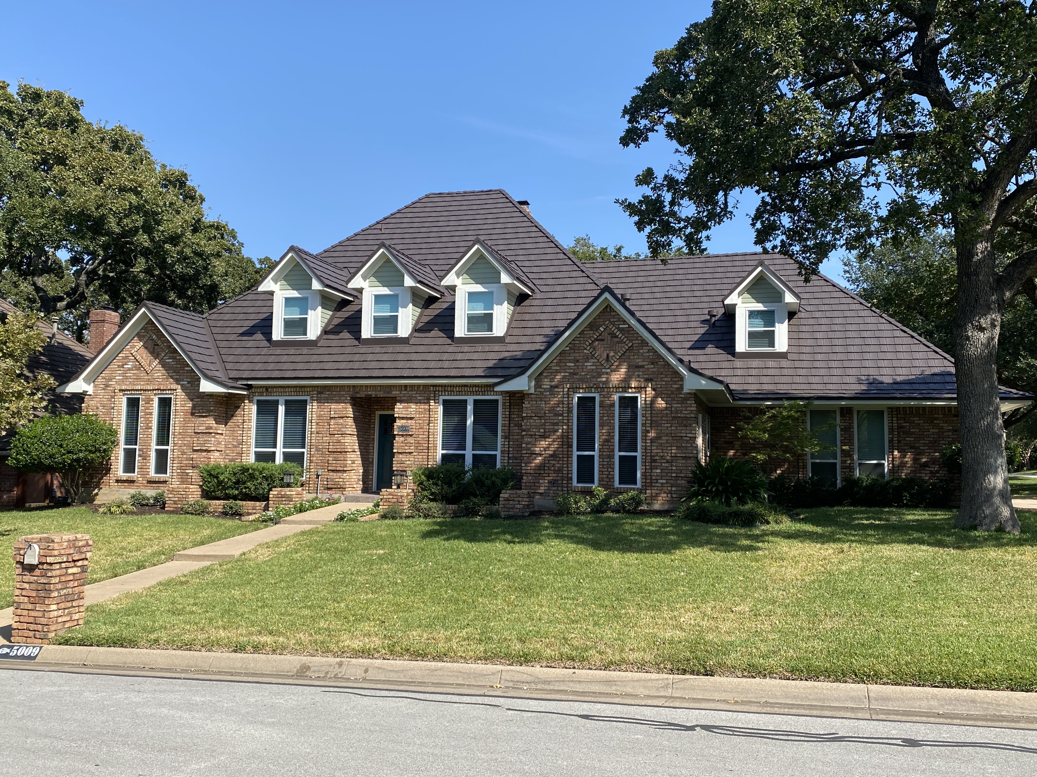 Completed roofing project in Dallas County, TX